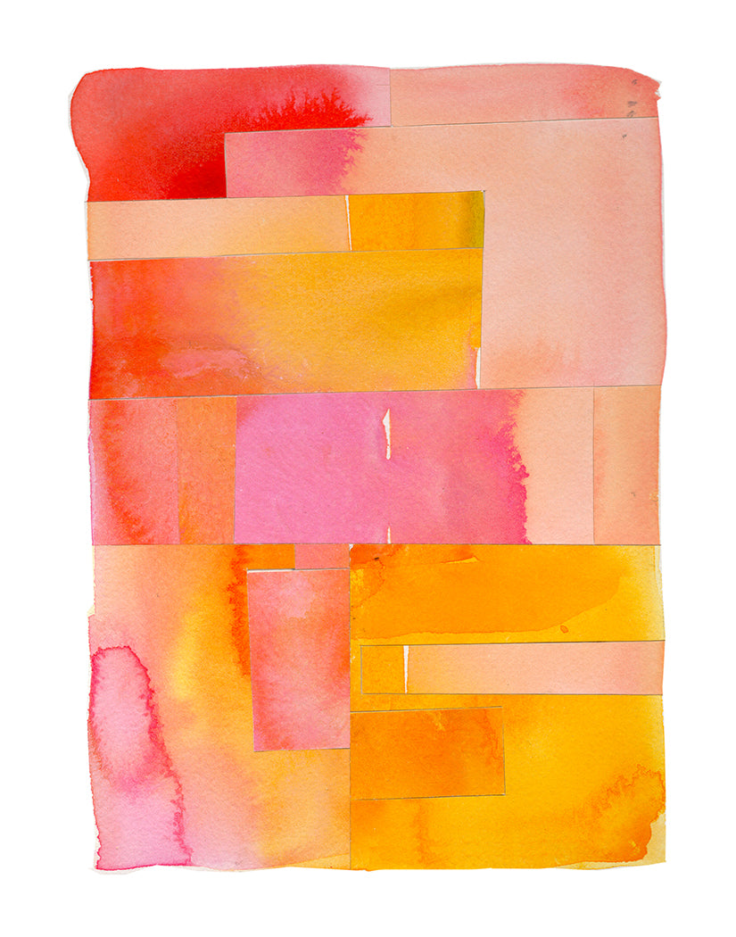 Untitled II Original Watercolor/Collage